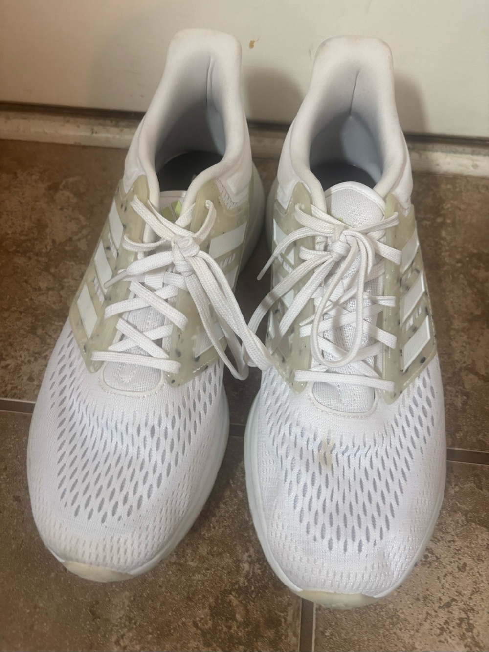 Women's White Athletic Running Shoes